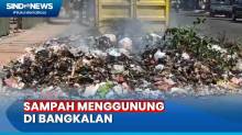 Tidak Diangkut Berhari-Hari, Sampah Menggunung di Kota Bangkalan