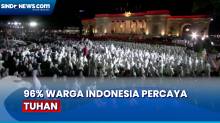 Gelar Zikir di Istana Merdeka, Jokowi Ungkap 96% Warga Indonesia Percaya Tuhan