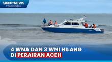 Update! Pencarian 7 Wisatawan yang Hilang di Perairan Kepulauan Banyak Aceh