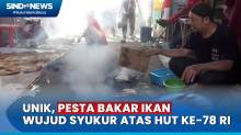 Warga Kota Makassar Pesta Bakar Ikan, Wujud Syukur atas Perayaan HUT ke-78 RI