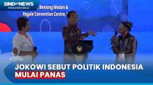Buka Rakernas GAMKI, Jokowi Sebut Politik Panas Antar Kawan Sendiri