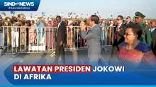 Begini Antusias dan Sambutan Warga saat Presiden Jokowi Tiba di Tanzania