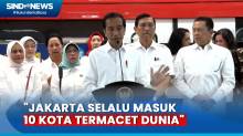 Presiden Jokowi Ungkap Alasan Bangun LRT-MRT: Jakarta Selalu Masuk 10 Kota Termacet Dunia!