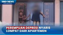 Perempuan Diduga Depresi Nyaris Lompat dari Lantai 11 Apartemen Penjaringan