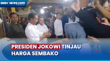 Kunjungi Pasar Johar Karawang, Presiden Jokowi Pastikan Harga Sembako Stabil