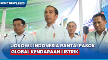 Bangun Ekosistem Besar Kendaraan Listrik, Jokowi: Indonesia Bisa Masuk ke Rantai Pasok Global