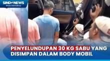 Penyelundupan 30 Kg Sabu yang Disimpan dalam Body Mobil Digagalkan Polda Lampung