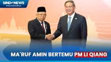 Wapres Maruf Amin Bertemu PM Li Qiang, Bahas Penguatan Kerja Indonesia-China