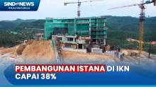 Jokowi Tinjau Progres Pembangunan Istana di IKN