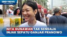 Nita Gunawan Ikut Acara Lari Bareng di Car Free Day Jakarta, Tak Sengaja Injak Sepatu Ganjar Pranowo