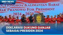 Relawan Tionghoa Kalbar Deklarasikan Dukungan ke Ganjar Pranowo Sebagai Presiden 2024