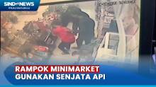 Aksi Perampok Bersenjata Api Satroni Minimarket di Bekasi Timur Terekam CCTV