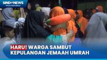 Begini Penyambutan Kepulangan Warga yang Umrah Satu Kampung di Jombang