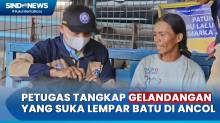 Lempar Batu ke Pengendara di Ancol, Gelandangan Asal CianjurDitangkap Petugas P3S