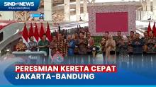 Tok! Presiden Jokowi Resmikan Kereta Cepat Jakarta-Bandung