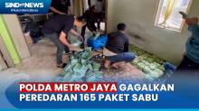 Ditresnarkoba Polda Metro Jaya Gagalkan Peredaran 165 Paket Sabu