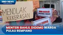 Yakinkan Warga Pulau Rempang, Menteri Bahlil Disambut Demo dan Penolakan