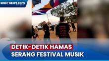 Mencekam! Detik-Detik Serangan Brigade Al-Qassam Hamas di Festival Musik
