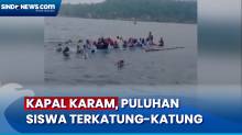 Perahu Terbalik, Puluhan Siswa Terkatung-Katung Selama 1 Jam di Tengah Lautan di Mentawai