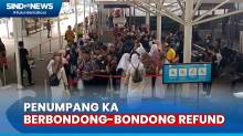Penumpang KA di Stasiun Tugu Lakukan Refund Dampak KA Argo Semeru Anjlok