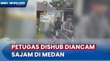 Petugas Dishub Tiba-Tiba Diancam Sajam dan Dianiaya oleh Preman di Medan