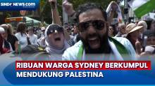 Sydney Dibanjiri Ribuan Pengunjuk Rasa Menunjukkan Dukungan Terhadap Palestina