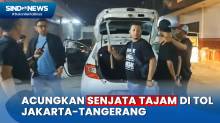 Polisi Ringkus Pengendara yang Viral Acungkan Senjata Tajam di Tol Jakarta-Tangerang