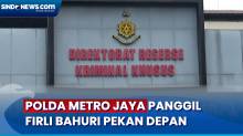 Temukan Bukti Tambahan, Polda Metro Jaya Panggil Firli Bahuri Pekan Depan