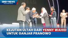 Momen Kejutan Ulang Tahun Bacapres Perindo Ganjar Pranowo dari Yenny Wahid di Acara GPMMD