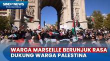 Demo Warga Marseille Desak Israel Akhiri Serangannya di Jalur Gaza