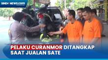 2 Pelaku Curanmor Ditangkap saat Berjualan Sate di Cianjur