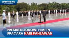 Peringatan Hari Pahlawan, Presiden Jokowi Pimpin Upacara di TMP Kalibata