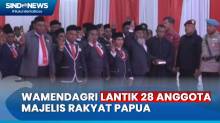 Sebanyak 28 Anggota Majelis Rakyat Papua Dilantik Wamendagri di Nabire