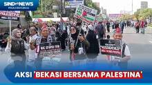 Aksi Bekasi Bersama Palestina Digelar, Ribuan Warga Padati Kawasan CFD