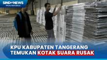 KPU Kabupaten Tangerang Temukan Puluhan Kotak Suara Rusak