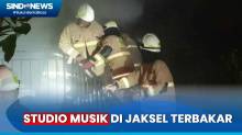 Kebakaran Hanguskan Studio Musik di Jaksel, 21 Unit Mobil Damkar Dikerahkan