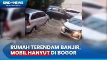 Bogor Dilanda Hujan Deras, Sejumlah Wilayah Terendam Banjir-Mobil Hanyut