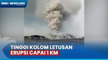 Gunung Anak Krakatau Kembali Erupsi, Tinggi Kolom Abu Capai 1 Km