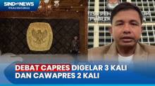 KPU RI: Debat Capres Digelar 3 Kali, Cawapres 2 Kali