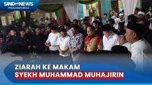 Mahfud MD  Didampingi HT Ziarah ke Makam Syekh Muhammad Muhajirin sebelum Lakukan Dialog Kebangsaan