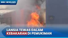 Seorang Lansia Tewas dalam Kebakaran Pemukiman Padat Penduduk di Senen, Jakarta Pusat