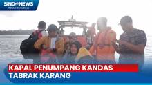 Evakuasi Kapal Penumpang di Mentawai yang Kandas setelah Tabrak Karang