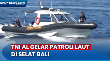 Selama Libur Nataru TNI AL Gelar Patroli Laut di Selat Bali