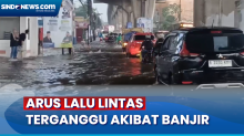 Jalan Ciledug Raya Terendam Banjir, Arus Lalu Lintas Terganggu