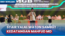 Hadiri Deklarasi Relawan MGB, Syair Yalal Waton Sambut Kedatangan Mahfud MD