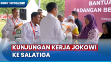 Kunjungan Kerja ke Salatiga, Jokowi Salurkan Bantuan Pangan