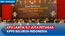 Jelang Pemilu, KPU Lantik 5,7 Juta Petugas KPPS di 71.000 Lokasi Serempak Se-Indonesia