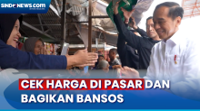 Jokowi Berkunjung ke Magelang, Cek Harga Bahan Pokok dan Bagikan Bansos di Pasar Mungkid