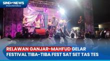 Relawan Ganjar-Mahfud Gelar Festival Tiba-Tiba Fest Sat Set Tas Tes Indonesia Unggul