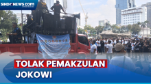Gelar Demonstrasi di Patung Kuda Monas, Ormas dan Mahasiswa Tolak Pemakzulan Jokowi